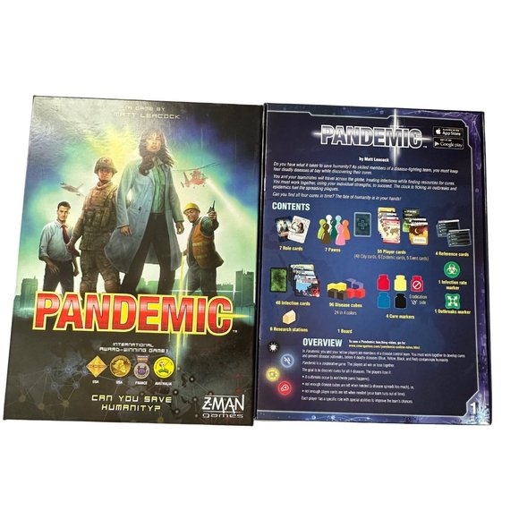 2012 New Pandemic board Game ages 8+ 2-4 player sealed cards - Picture 4 of 11